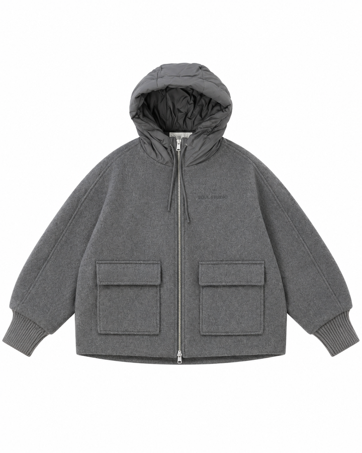 SMITH & SOUL Kapuzenjacke, Farbe Grau