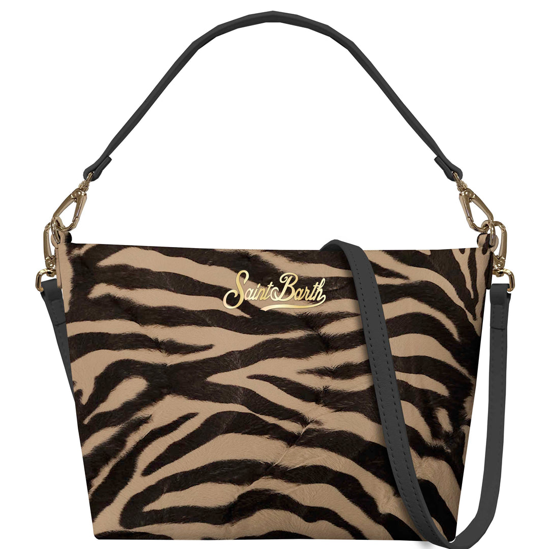 MC2 SAINT BARTH Pochette Echtleder, Design Zebra