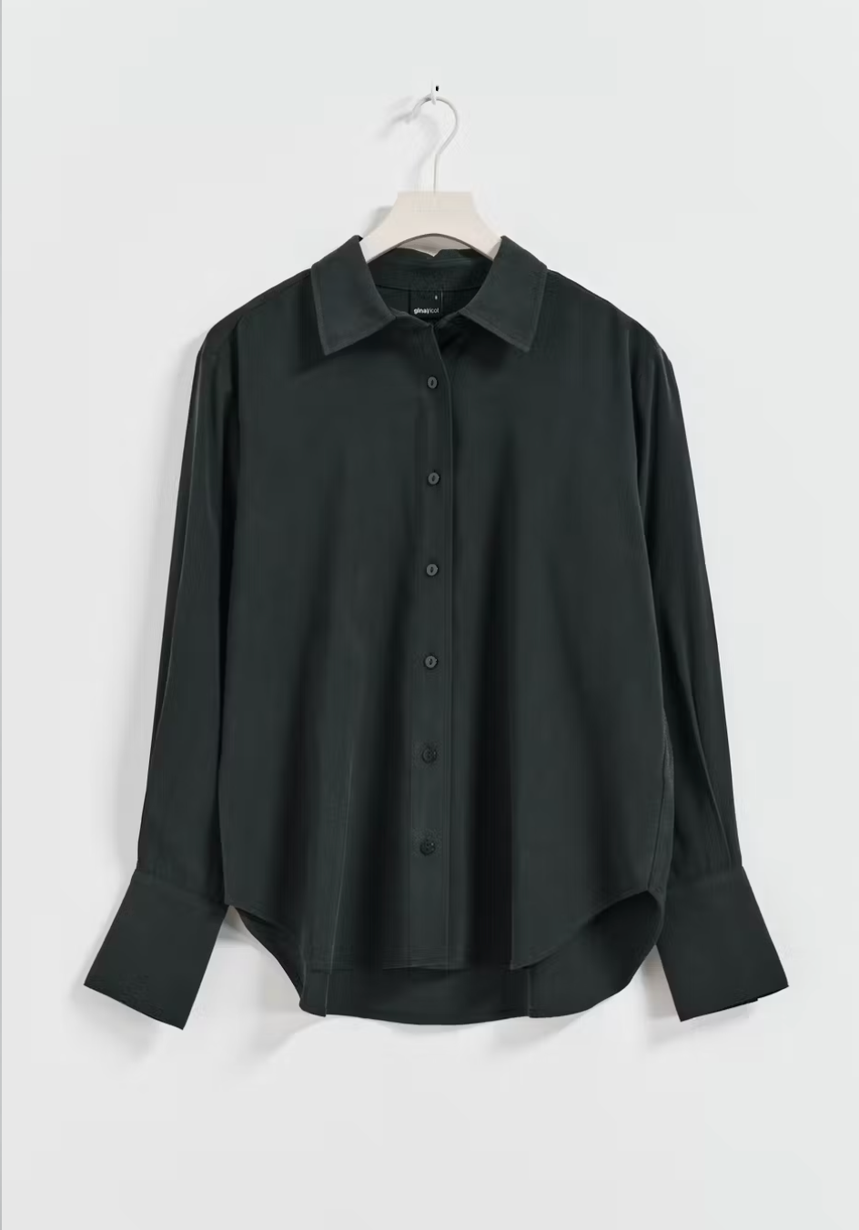 GINA TRICOT lockere Bluse OFFBLACK