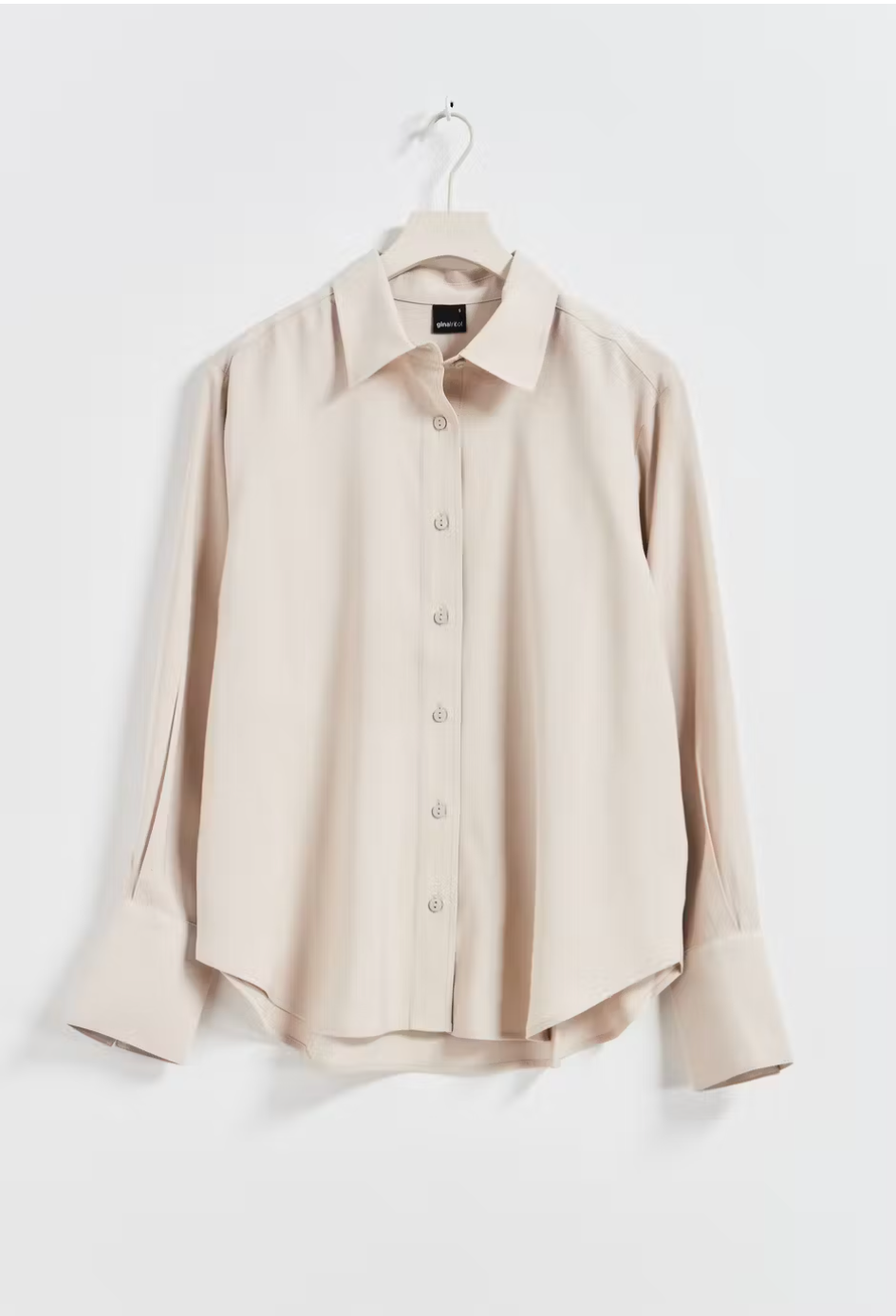 GINA TRICOT lockere Bluse BEIGE