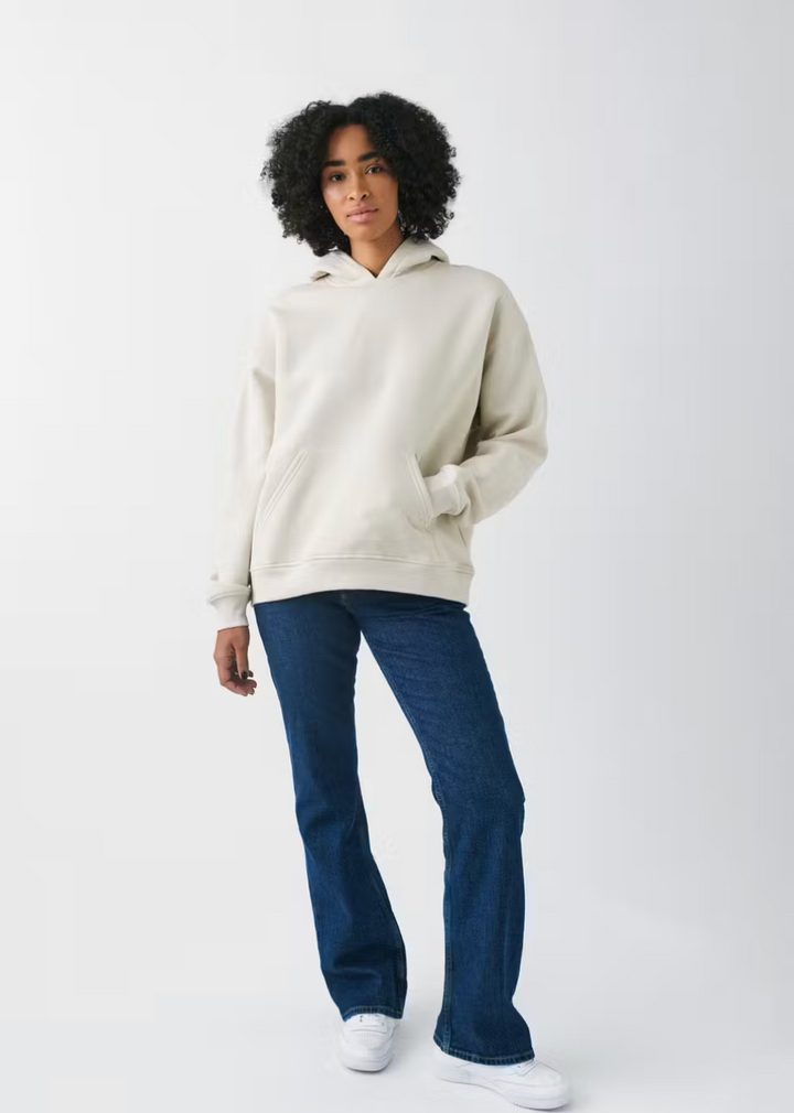 GINA TRICOT Basic Original Hoodie Beige
