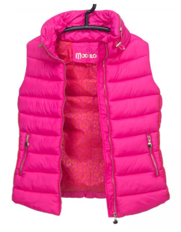 MOO'ILO Stepp Weste, Farbe Leo Pink