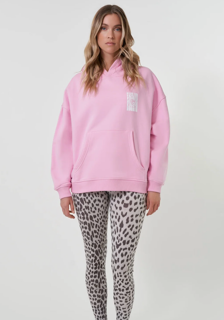 OH APRIL Boyfriend Hoodie Easy Breezy Rosa