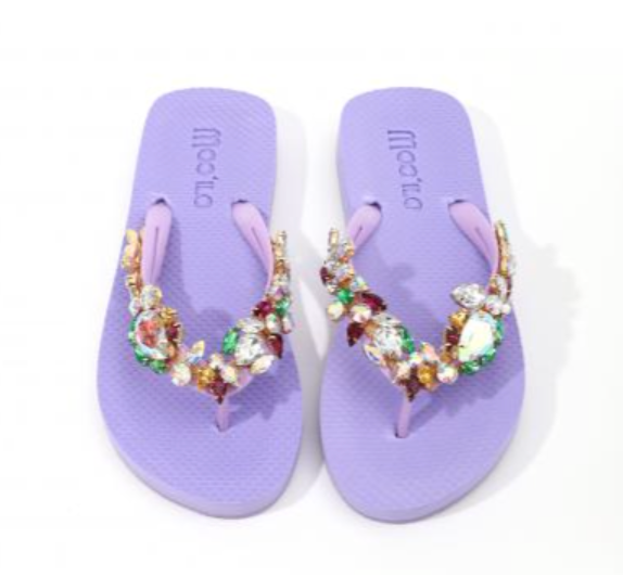 MOO'ILO Schuhe Flipis, FLIEDER-DIAMANT