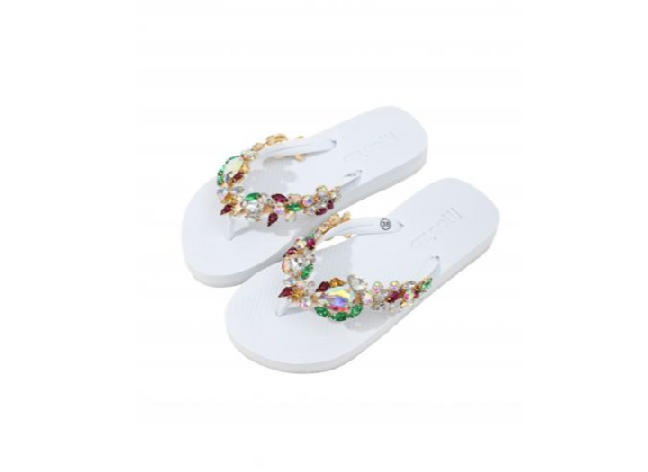 MOO'ILO Schuhe Flipis, Weiß Diamant