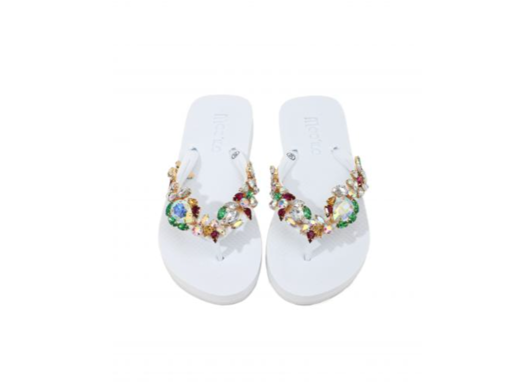 MOO'ILO Schuhe Flipis, Weiß Diamant