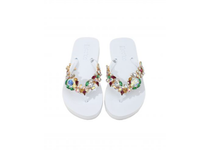 MOO'ILO Schuhe Flipis, Weiß Diamant