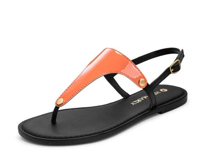 HEY MARLY Topping für Sandale City Gloss, Farbe ORANGE