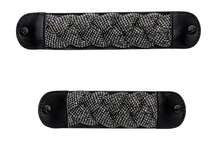 HEY MARLY Topping für Sandale Braided Glitter, Farbe Schwarz