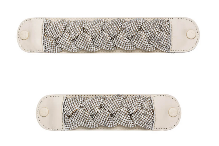 HEY MARLY Topping für Sandale Braided Glitter, Farbe Creme