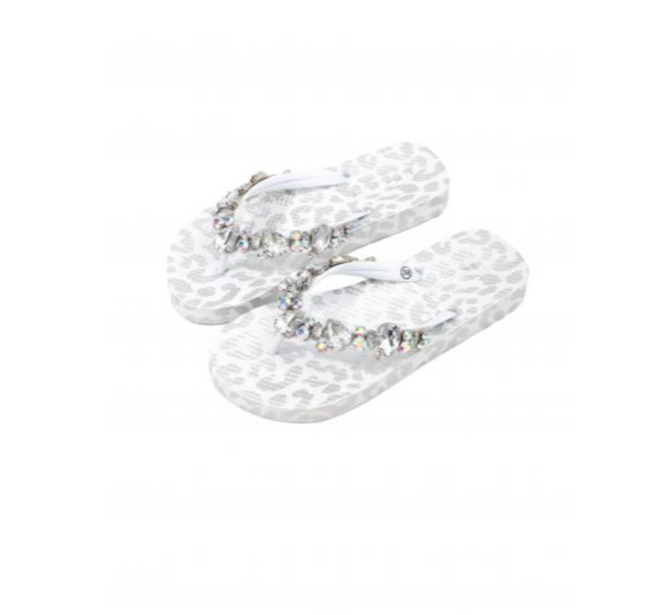 MOO'ILO Schuhe Flipis, Leo Weiß/Silber