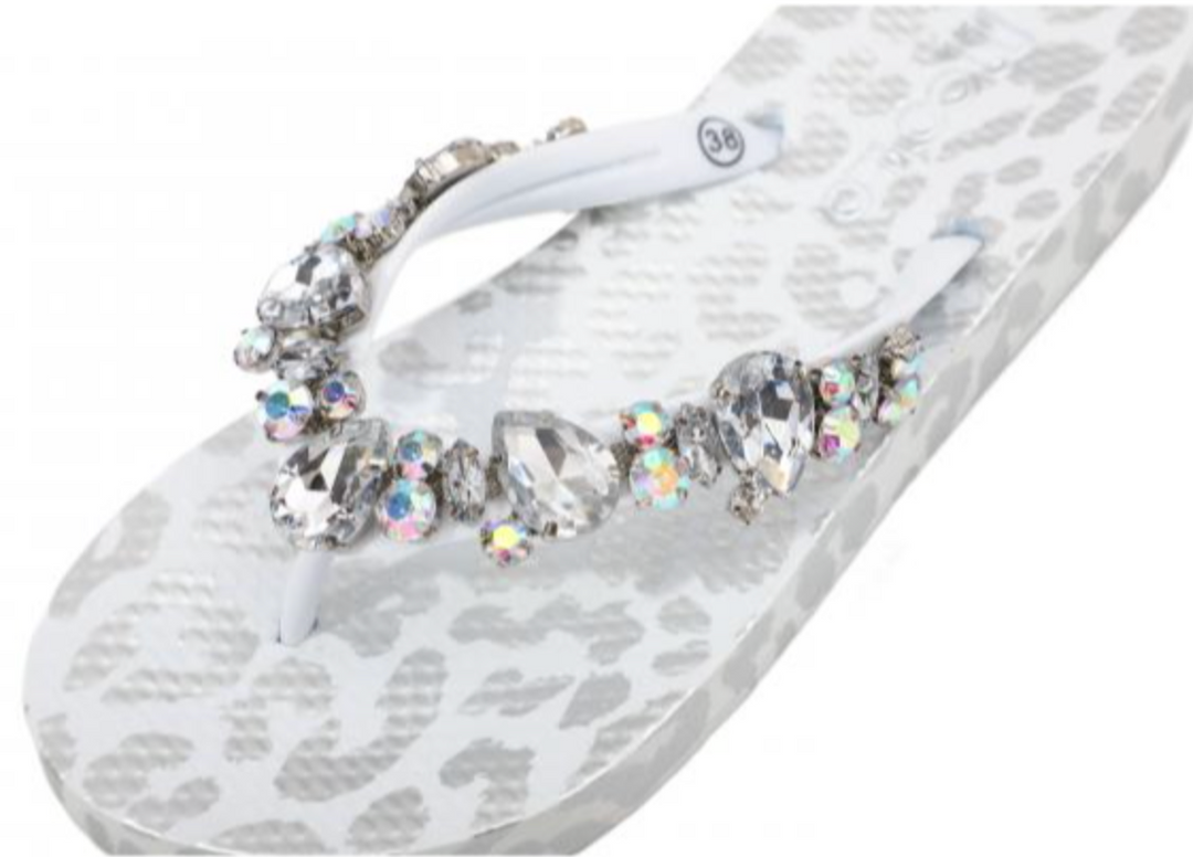 MOO'ILO Schuhe Flipis, Leo Weiß/Silber