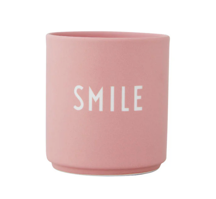 DESIGN LETTERS, Tasse, Smile, Rosa