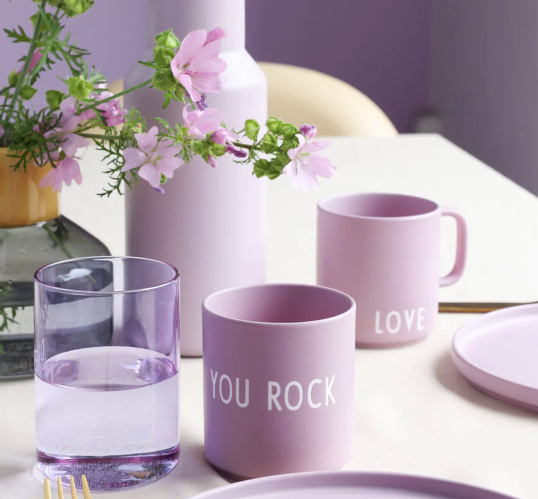 DESIGN LETTERS, Tasse, You Rock, Lavendel