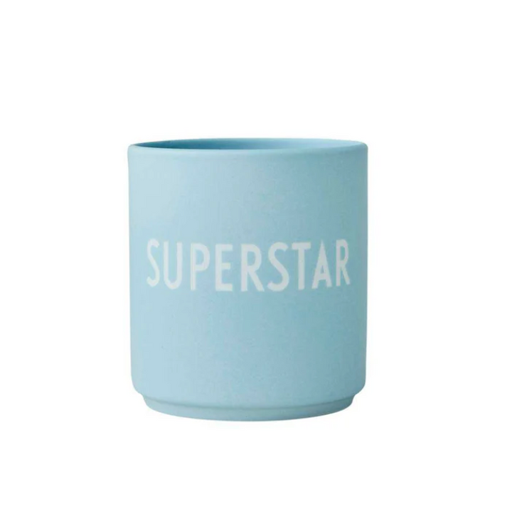 DESIGN LETTERS, Tasse, Superstar, Hellblau