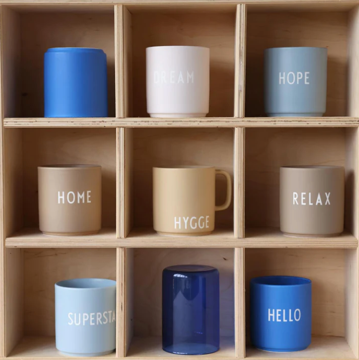 DESIGN LETTERS, Tasse, Superstar, Hellblau
