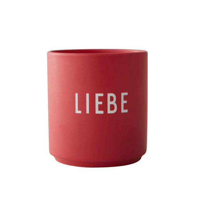 DESIGN LETTERS, Tasse, Liebe, Rot