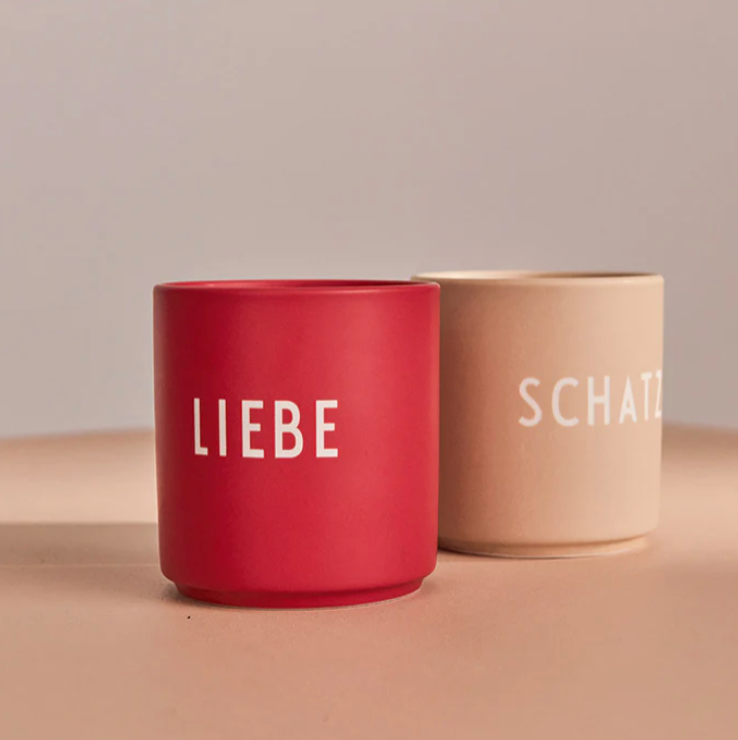 DESIGN LETTERS, Tasse, Liebe, Rot