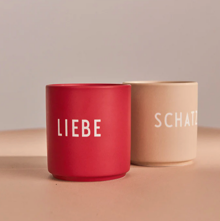 DESIGN LETTERS, Tasse, Liebe, Rot