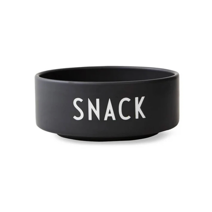 DESIGN LETTERS, Snackschüssel, Snack, Schwarz