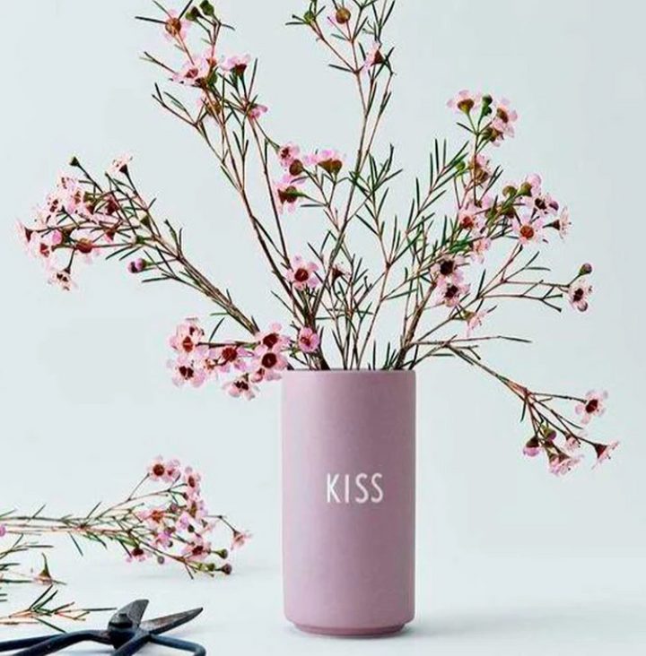 DESIGN LETTERS, Vase, Kiss, Lavendel