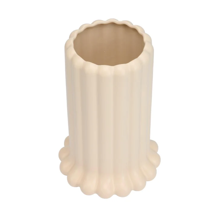 DESIGN LETTERS Vase Trendset, Creme