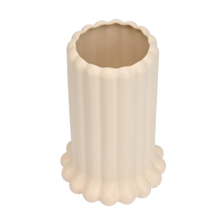 DESIGN LETTERS Vase Trendset, Creme