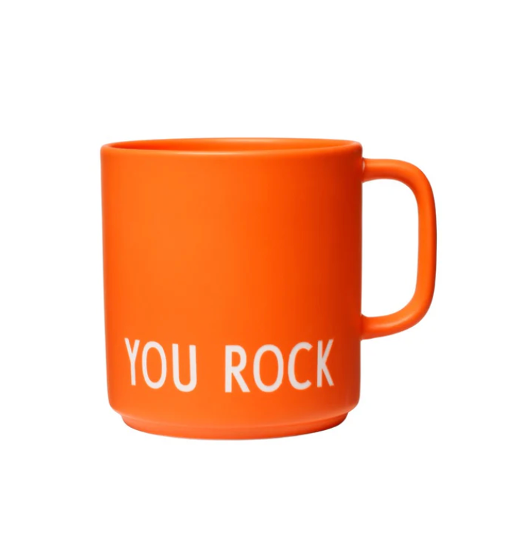 DESIGN LETTERS, Tasse, You Rock, Orange