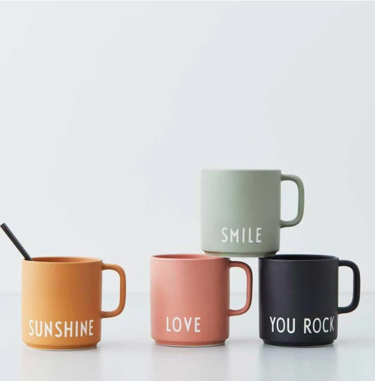DESIGN LETTERS, Tasse, You Rock, Schwarz
