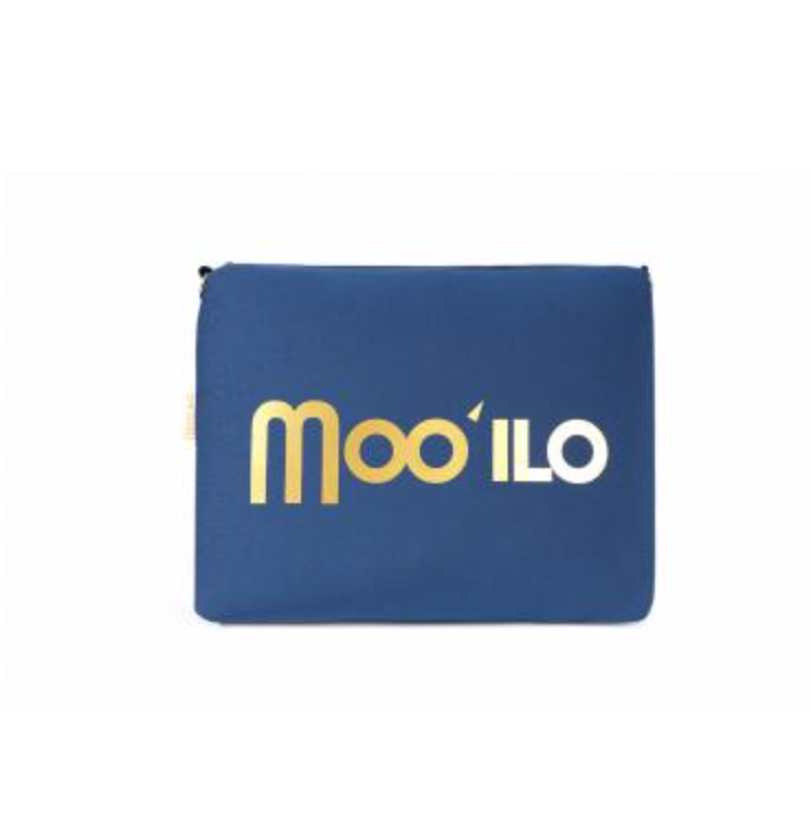 MOO'ILO Schuhe Flipis, NAVY-NAVY mit Neopren Clutch