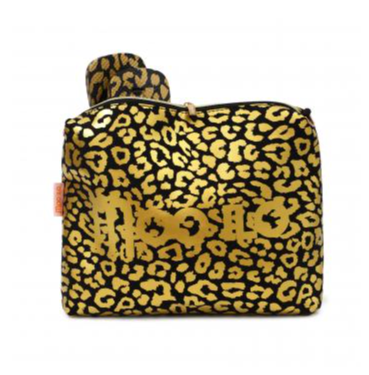 MOO'ILO Schuhe Flipis, Leo Schwarz/Gold