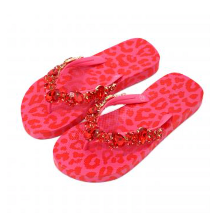 MOO'ILO Schuhe Flipis, Leo Pink