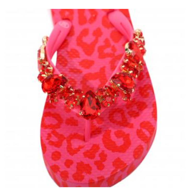 MOO'ILO Schuhe Flipis, Leo Pink