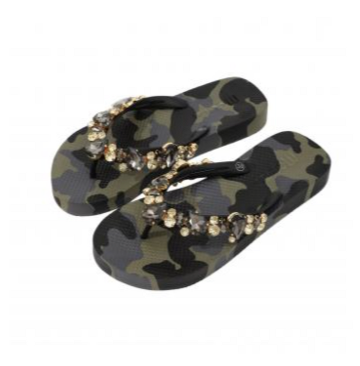 MOO'ILO Schuhe Flipis, Camouflage Khaki