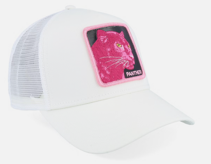 GOORIN BROS Trucker Baseball Cap pink PANTHER weiß