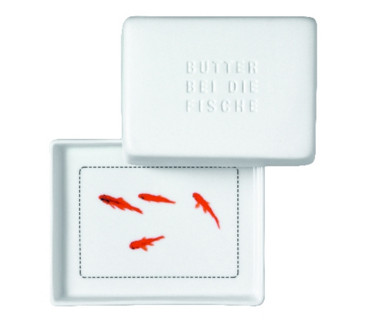 RÄDER, Butterdose, Butter bei die Fische