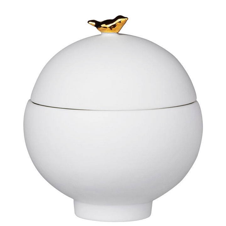 Räder, Dose, Vögel
