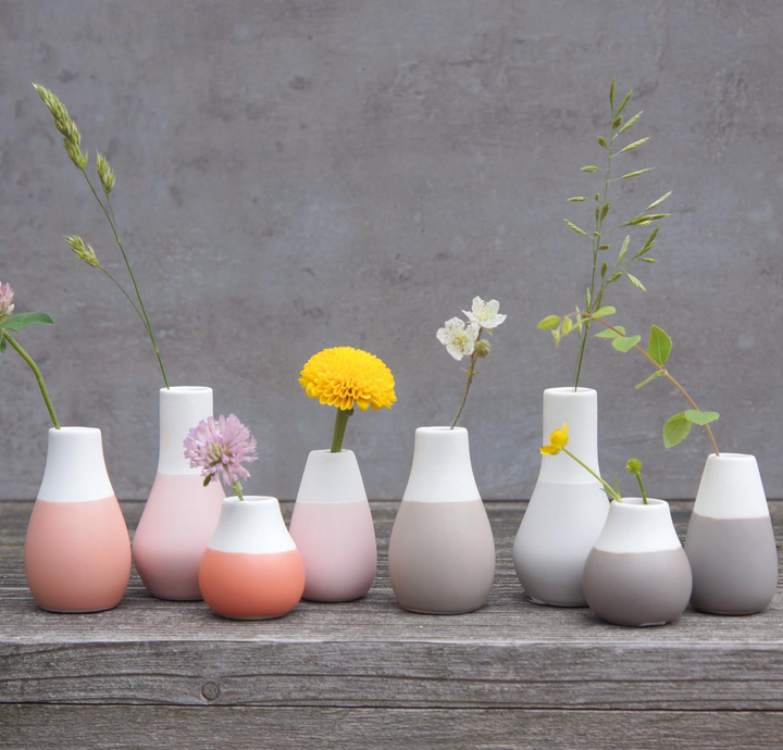 Räder, Vase, Mini, 4er Set, Pudertöne
