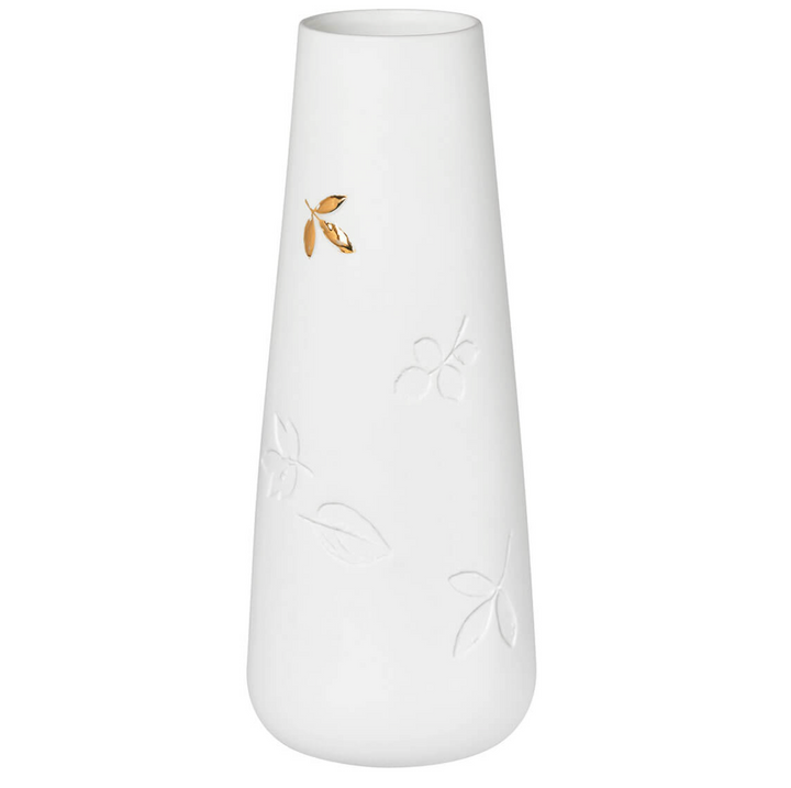Räder, Vase, Goldblatt, klein