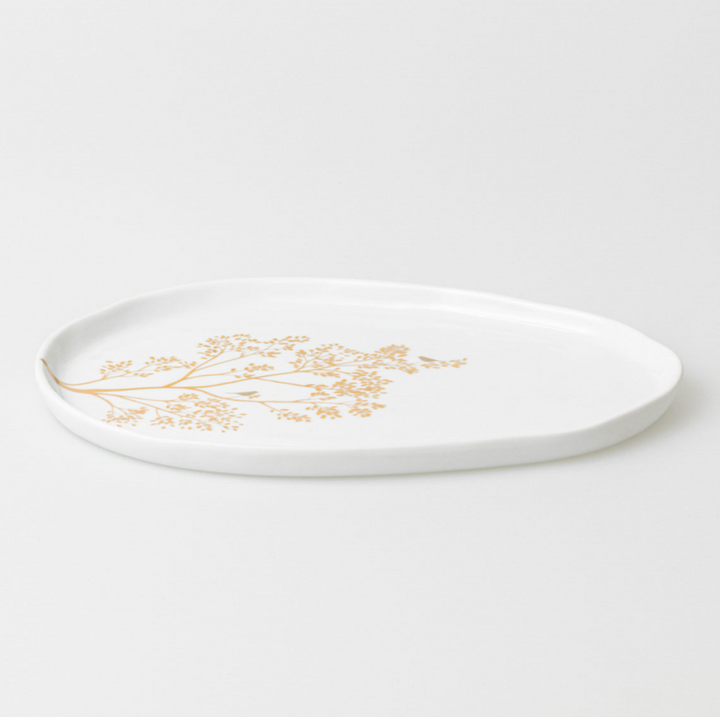 Räder, Schale, Goldzweig