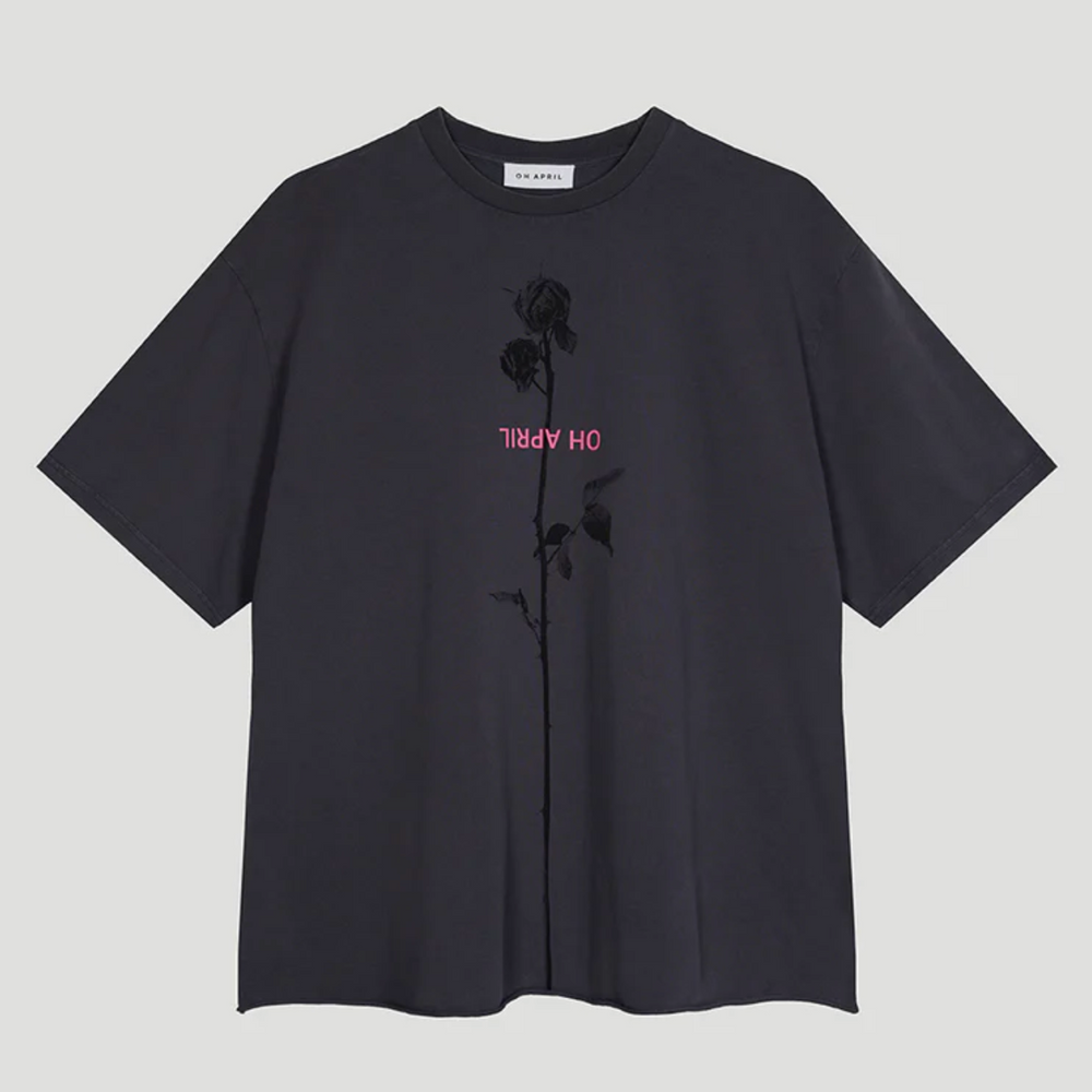 OH APRIL BF T-Shirt Rose Farbe Dark Iron