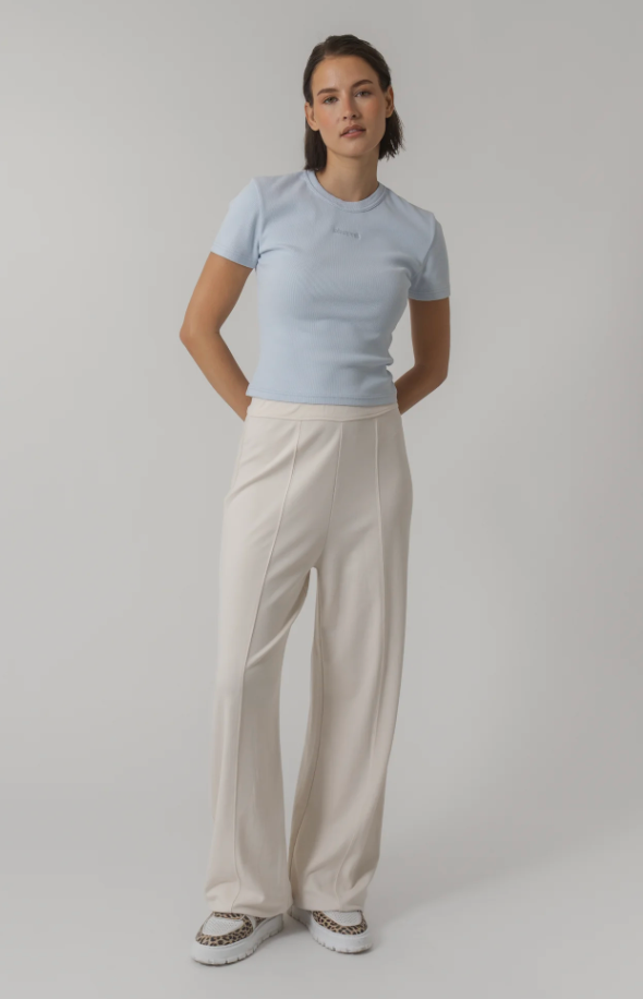 OH APRIL Velah Wide Leg Trousers Farbe Sand