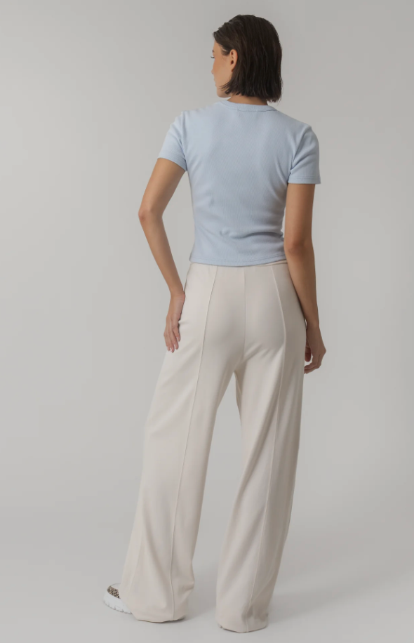 OH APRIL Velah Wide Leg Trousers Farbe Sand