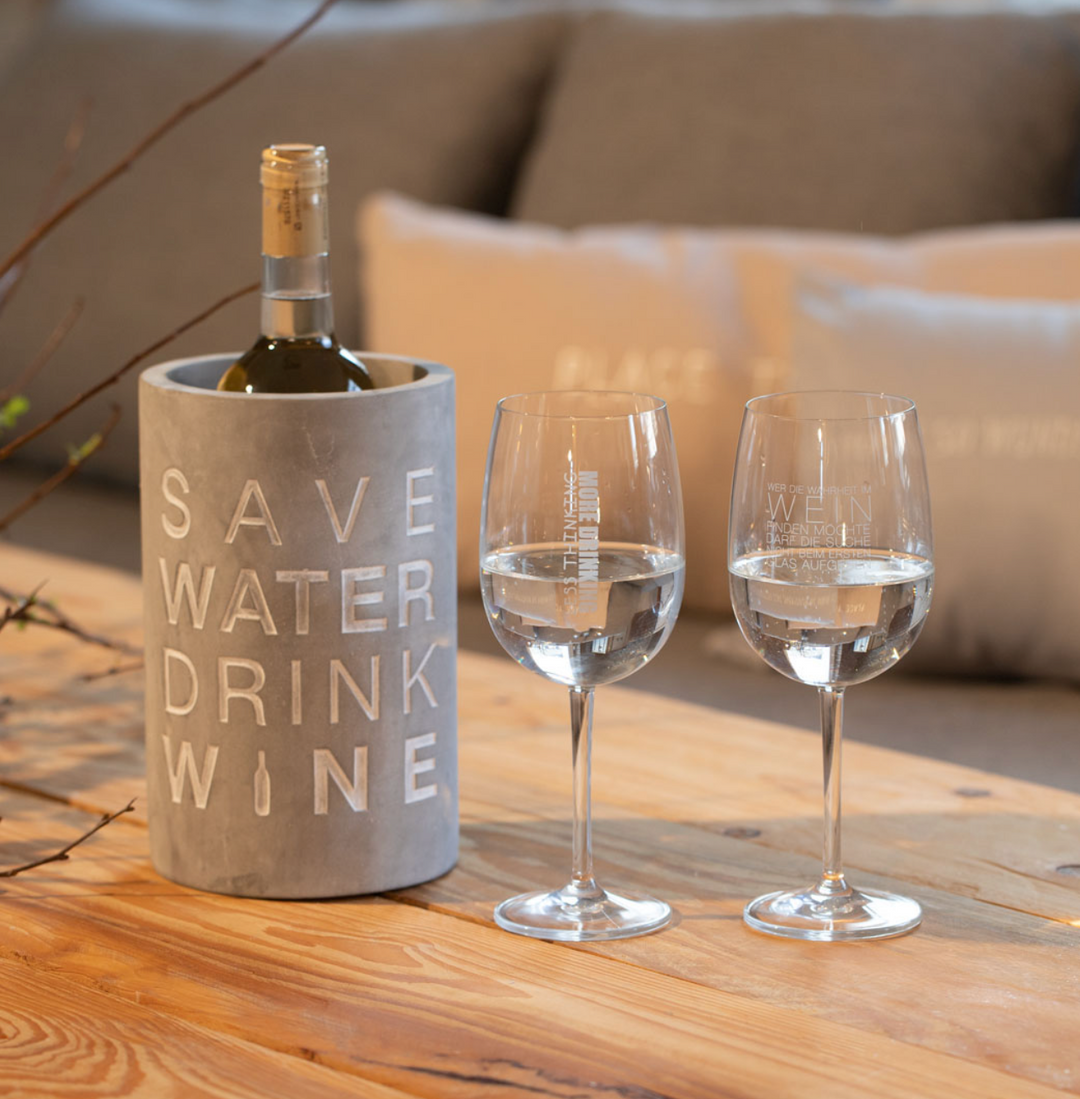 Räder, Weinkühler, Save Water Drink Wine