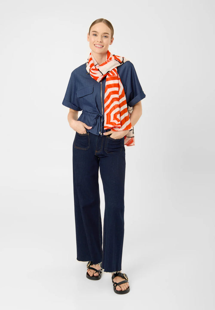 CODELLO Tuch Peanuts™ Snoopy, Farbe Rot/Orange