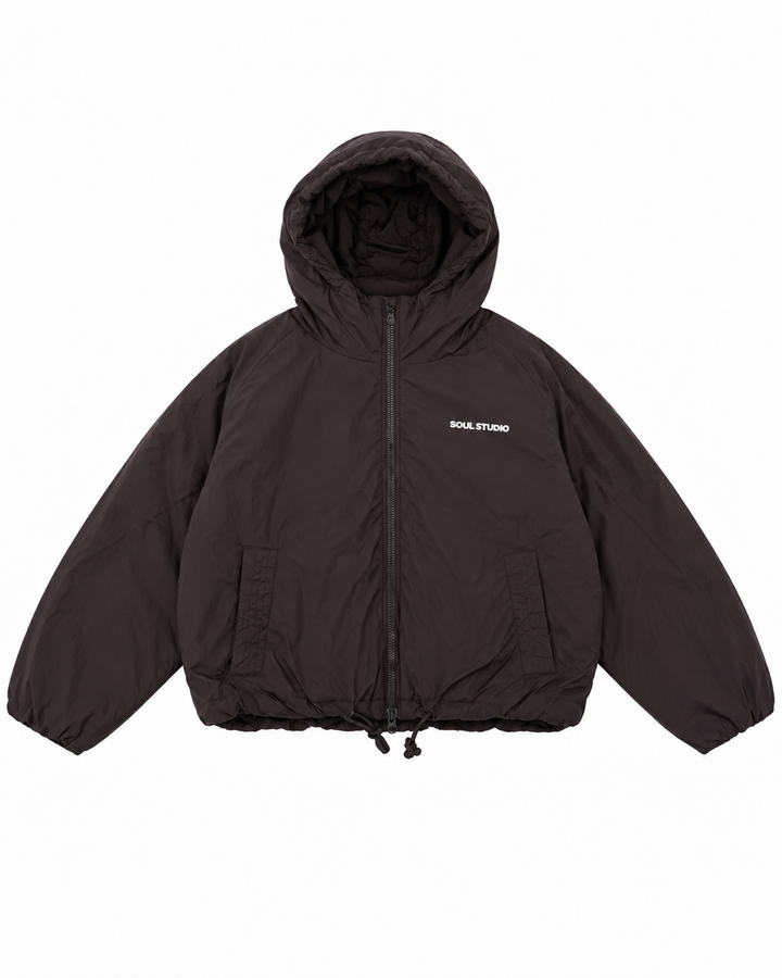 SMITH & SOUL Jacke, mit Kapuze, Farbe dunkles Schokobraun