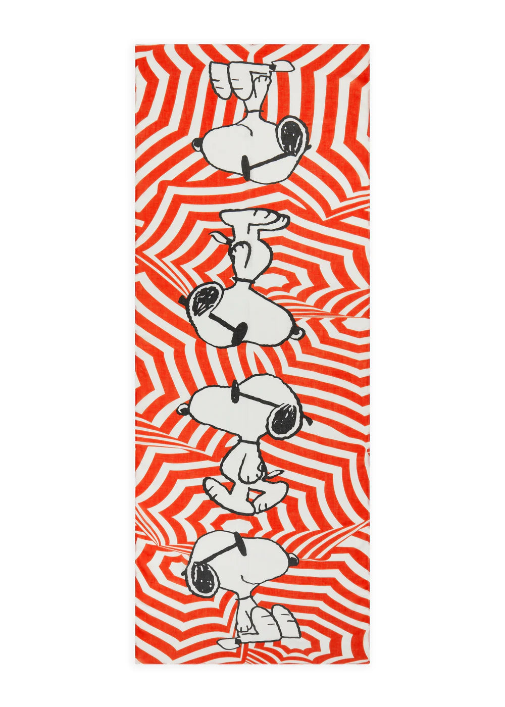 CODELLO Tuch Peanuts™ Snoopy, Farbe Rot/Orange
