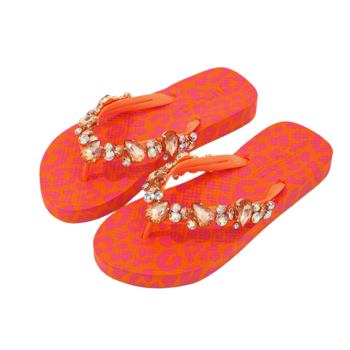 MOO'ILO Schuhe Flipis, Leo Orange