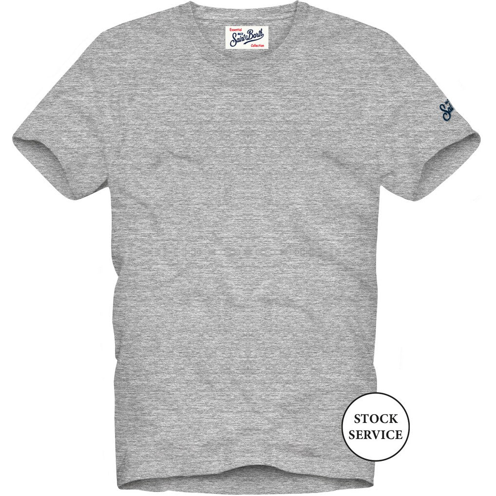 MC2 Saint Barth  Basic T-Shirt, Farbe Hellgrau Melange
