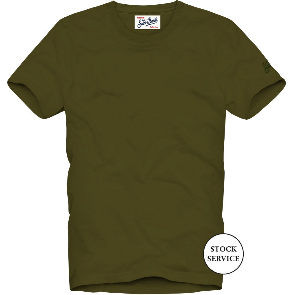 MC2 Saint Barth  Basic T-Shirt, Farbe Khaki Grün